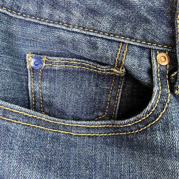 GAP 1969 Sz 28/6 Long Curvy Low Rise Boot Cut Jeans Med Wash Y2K Flattering - Picture 8 of 16